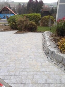 Donaupflaster Böhmerwald Granit gestrahlt Donaupflaster Böhmerwald Granit gestrahlt