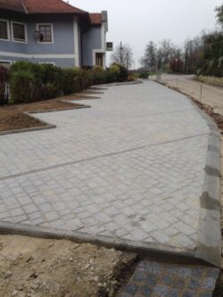 Donaupflaster Böhmerwald Granit gestrahlt Donaupflaster Böhmerwald Granit gestrahlt